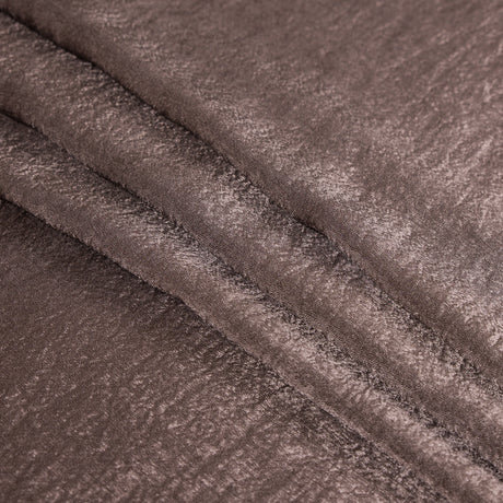 Italian Chocolate Chip Dyed Washed Polyester Dobby