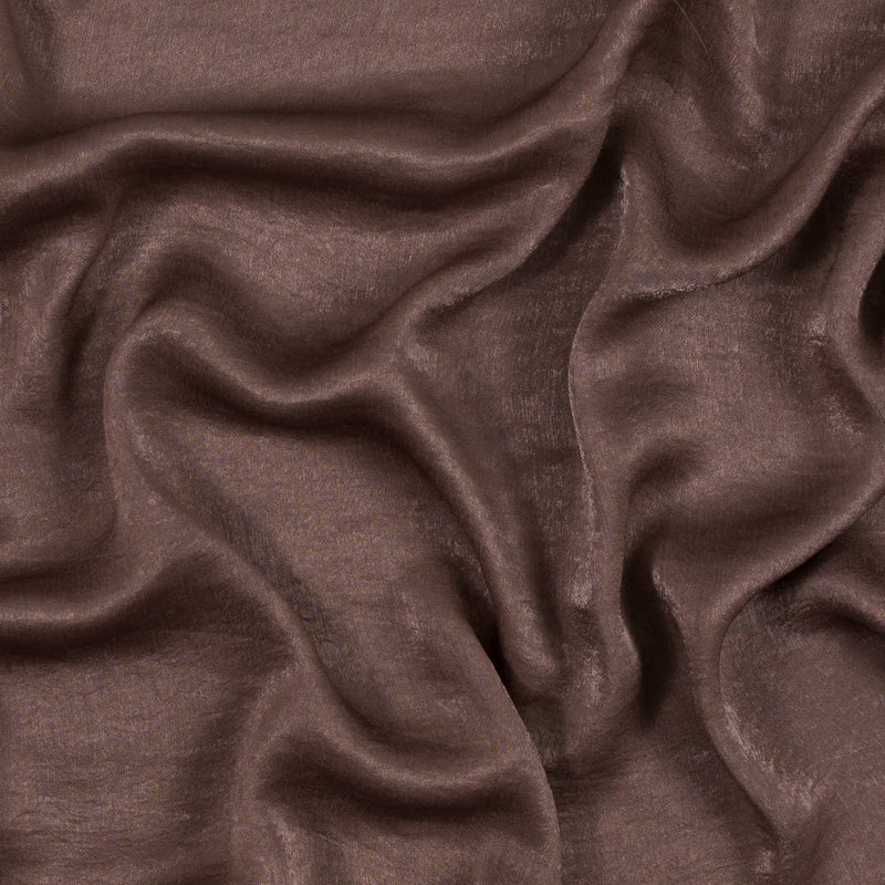 Italian Chocolate Chip Dyed Washed Polyester Dobby