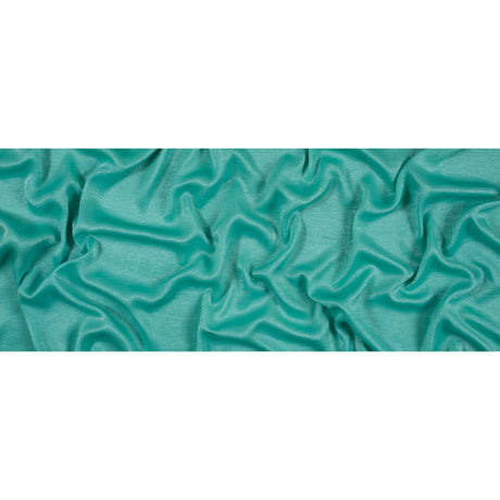 Italian Biscay Green Dyed Washed Polyester Dobby