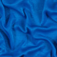 Italian Brilliant Blue Dyed Washed Polyester Dobby
