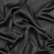 Italian Black Dyed Washed Polyester Dobby