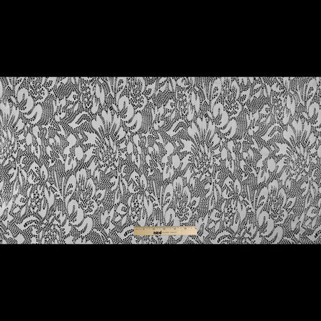 Italian White Laminated Lace