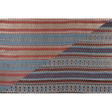 Italian Metallic Gold, Orange and Blue Geometric Brocade