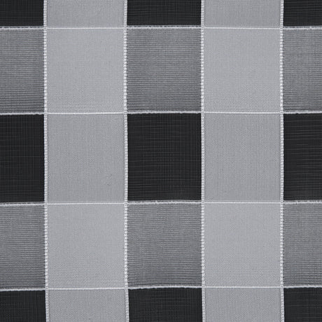Italian White Checkered Organza