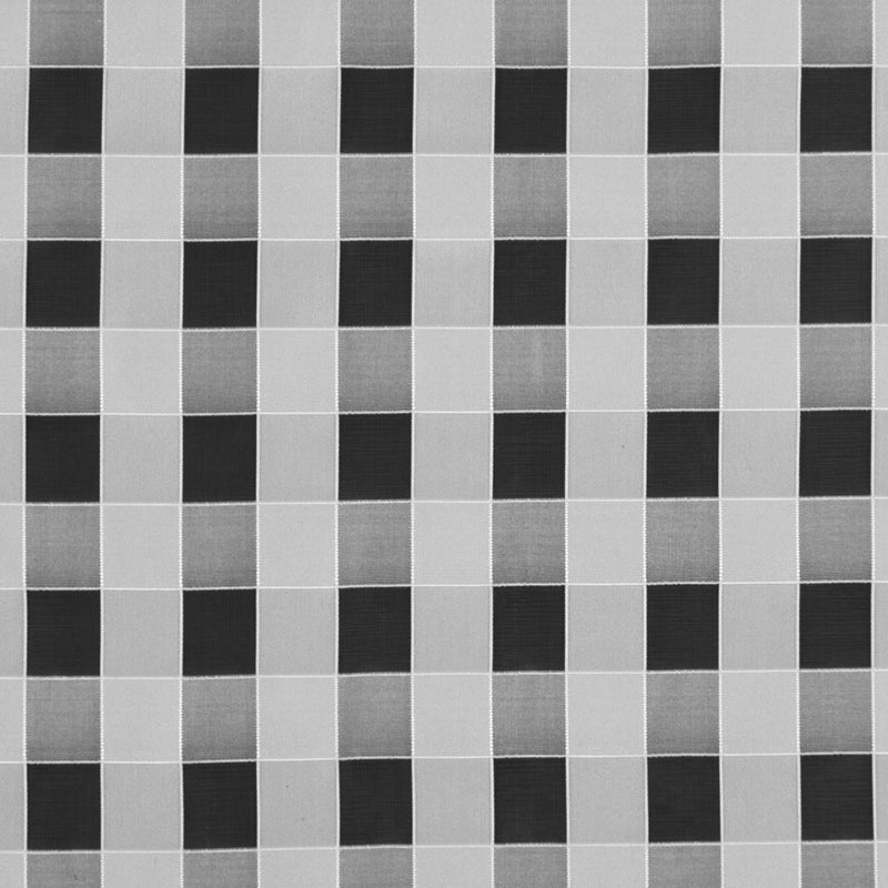 Italian White Checkered Organza