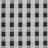 Italian White Checkered Organza