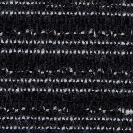 Black and White Striped Novelty Woven