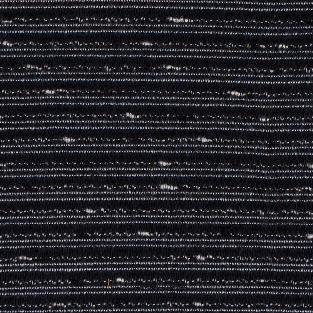 Black and White Striped Novelty Woven