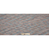 Beige and Blue Blended Cotton Woven