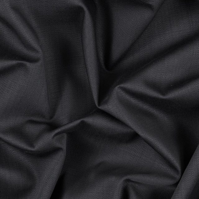 Black Cotton Dobby