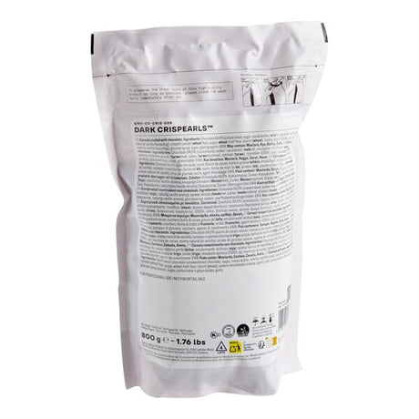 Callebaut Dark Crispearls 1.76 lb. - 4/Case