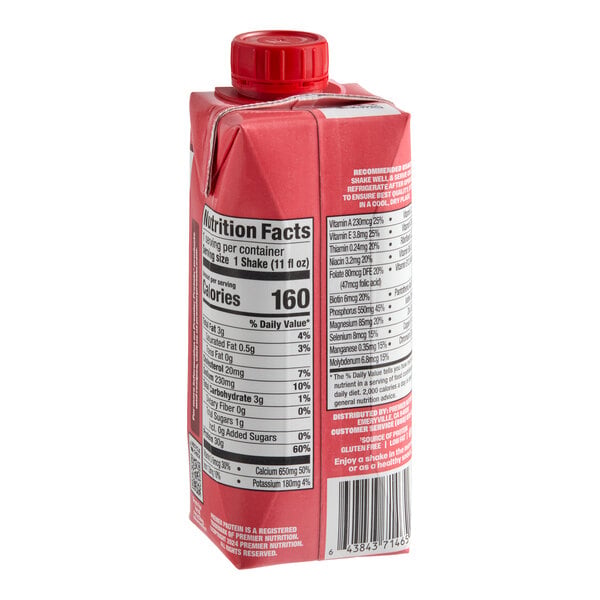 Premier Protein Strawberries & Cream Protein Shake 11 fl. oz. - 12/Case