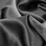 Black Polyester Satin