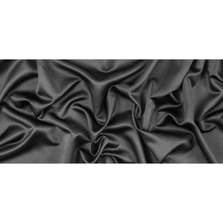 Black Polyester Satin