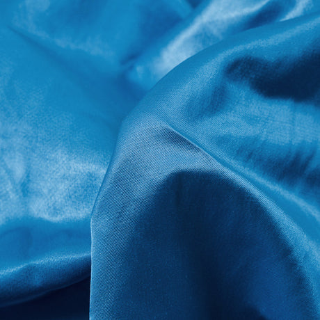 Blue Atoll Blended Polyester Satin