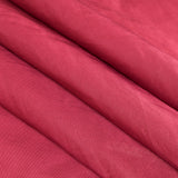 Cranberry Red Blended Polyester Satin