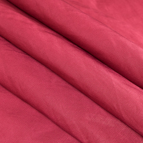 Cranberry Red Blended Polyester Satin