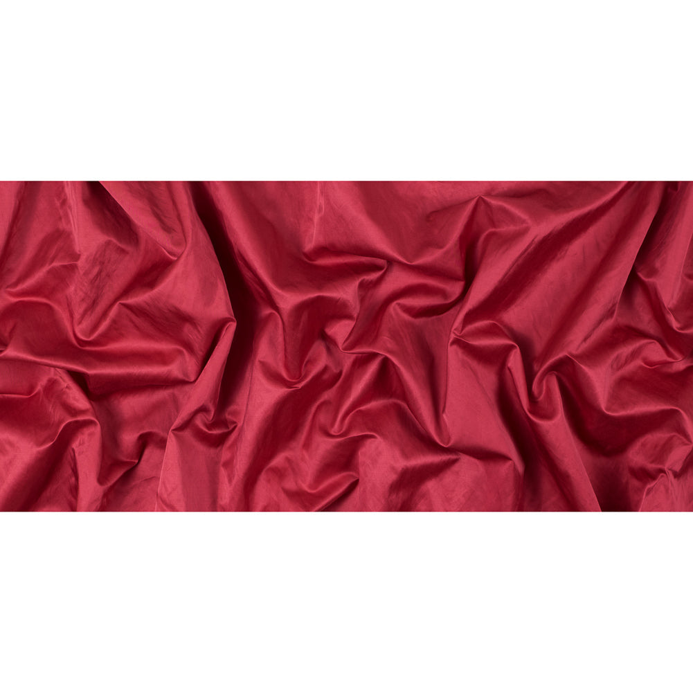 Cranberry Red Blended Polyester Satin