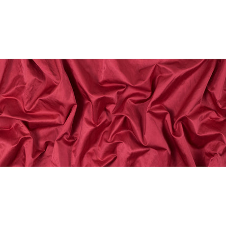 Cranberry Red Blended Polyester Satin