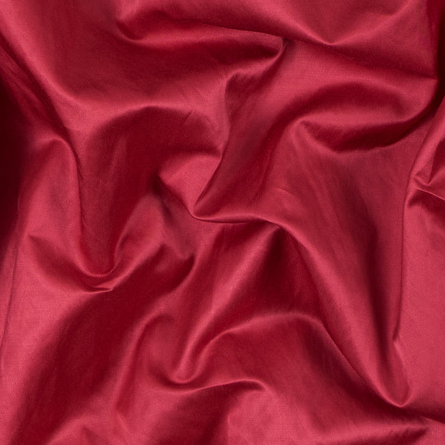 Cranberry Red Blended Polyester Satin
