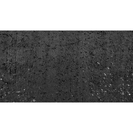 Phillip Lim Black Paillette Sequins on a Crinkled Silk Georgette