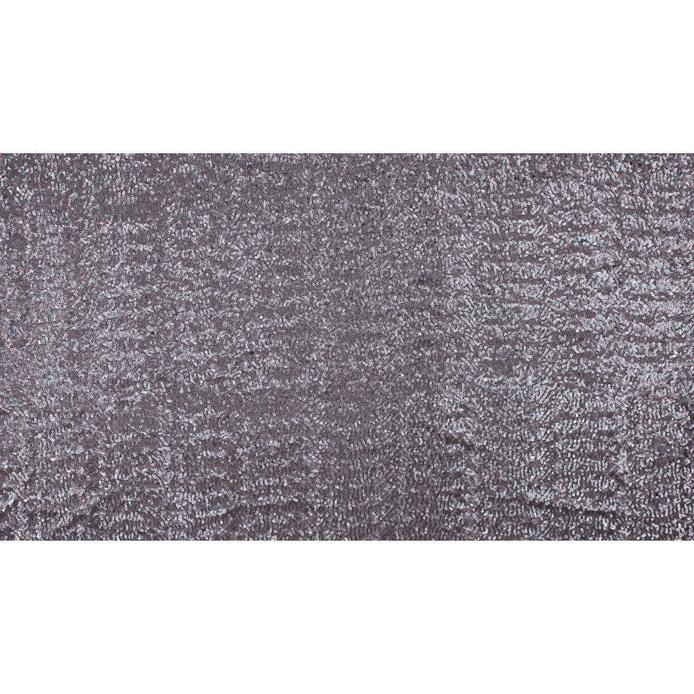 Phillip Lim Silver All Over Sequins on a Black Stretch Mesh