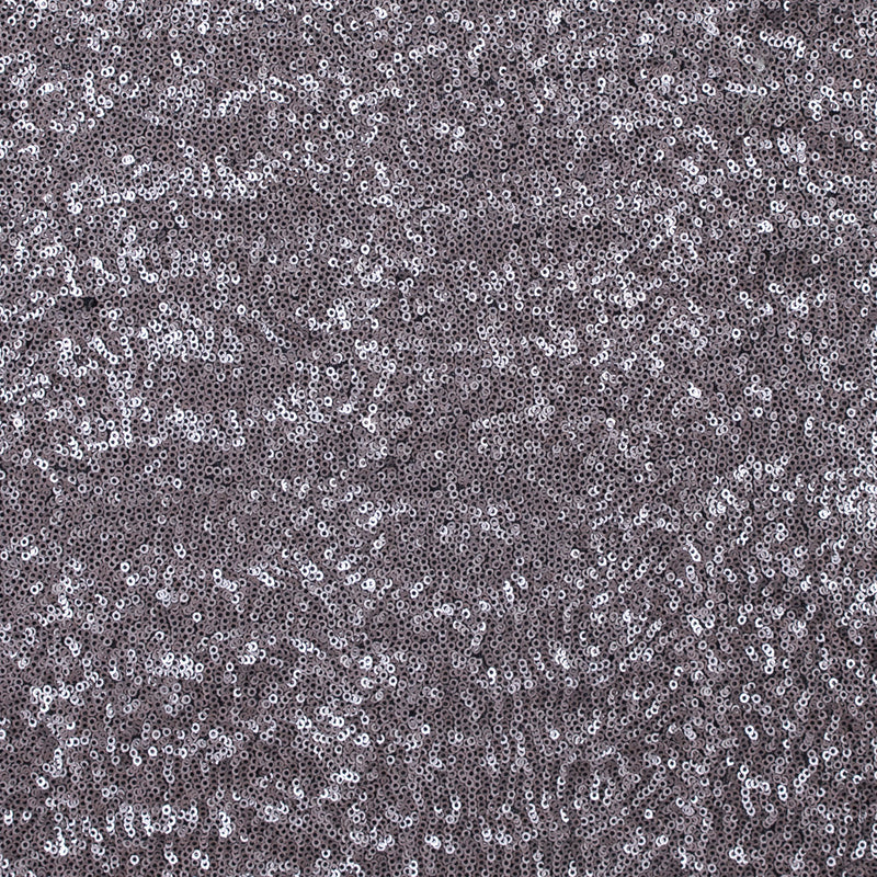 Phillip Lim Silver All Over Sequins on a Black Stretch Mesh