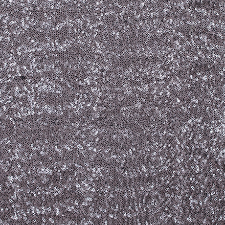 Phillip Lim Silver All Over Sequins on a Black Stretch Mesh