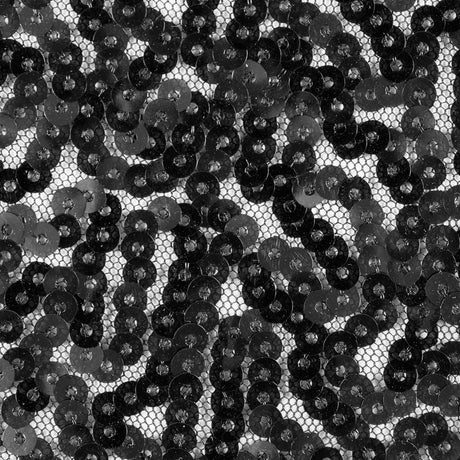 Phillip Lim Black All Over Sequins on a Stretch Netting