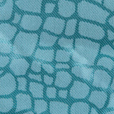 Nicole Miller Luminous Blue Turquoise Pattern Medley Stretch Twill