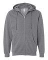 Midweight Full-Zip Hooded Sweatshirt