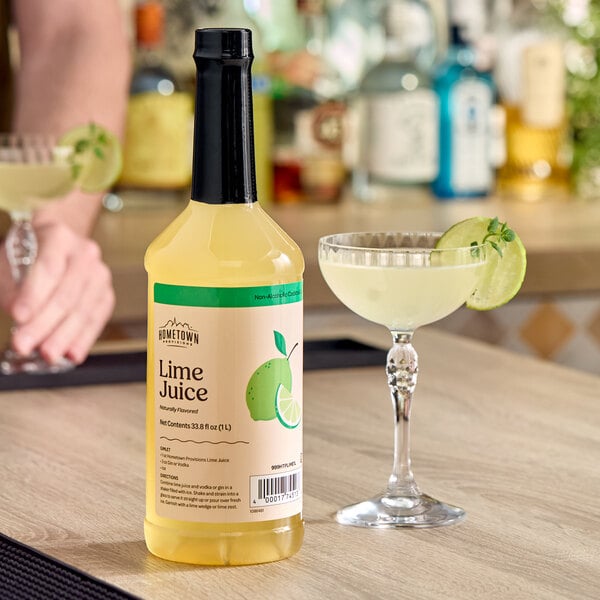 Hometown Provisions Lime Juice 1 Liter - 6/Case