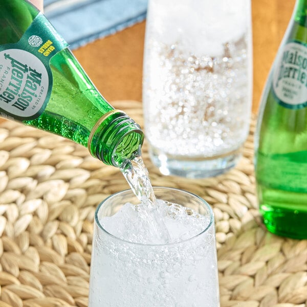Maison Perrier Sparkling Spring Water 330 mL Glass Bottle - 24/Case