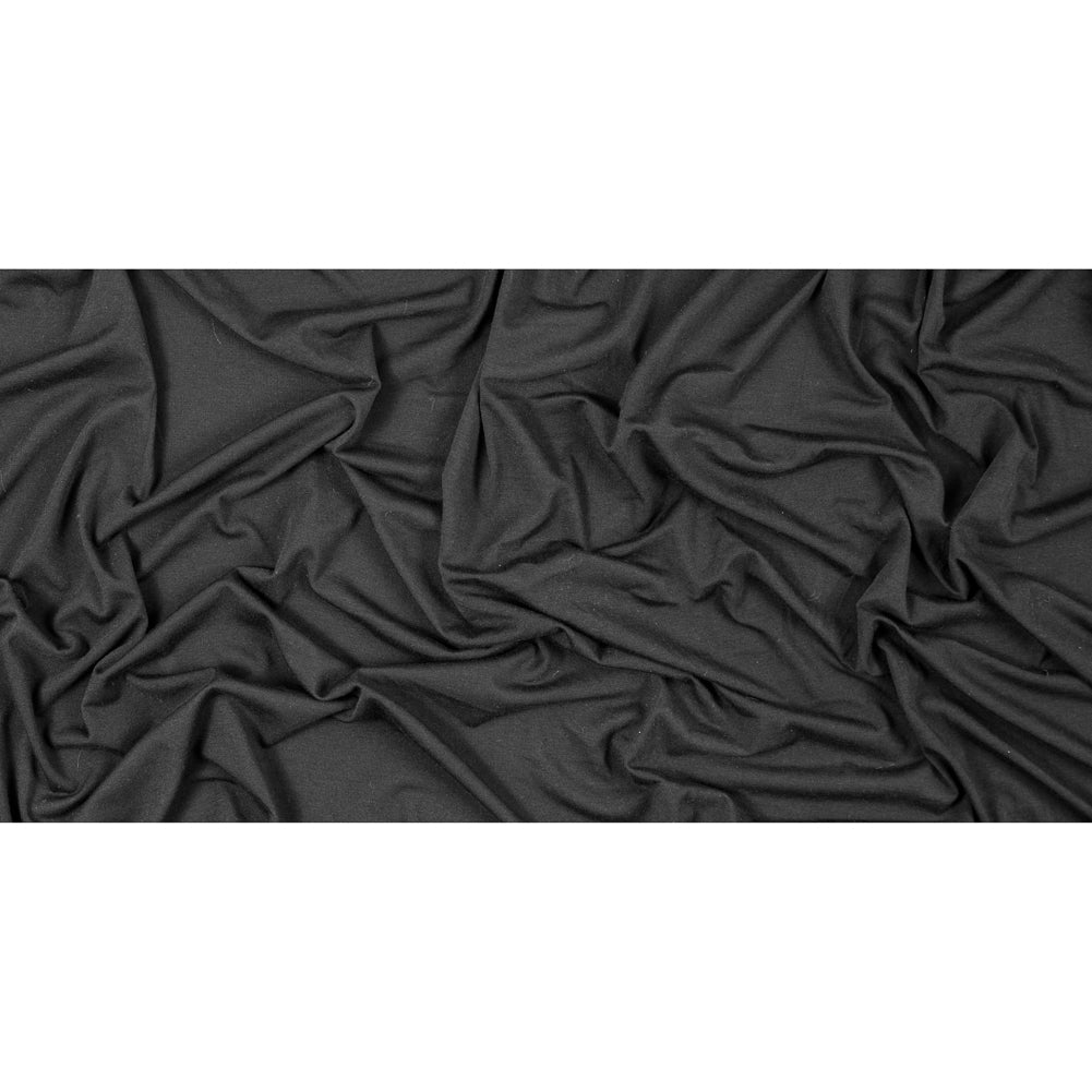 Black Stretch Polyester Jersey