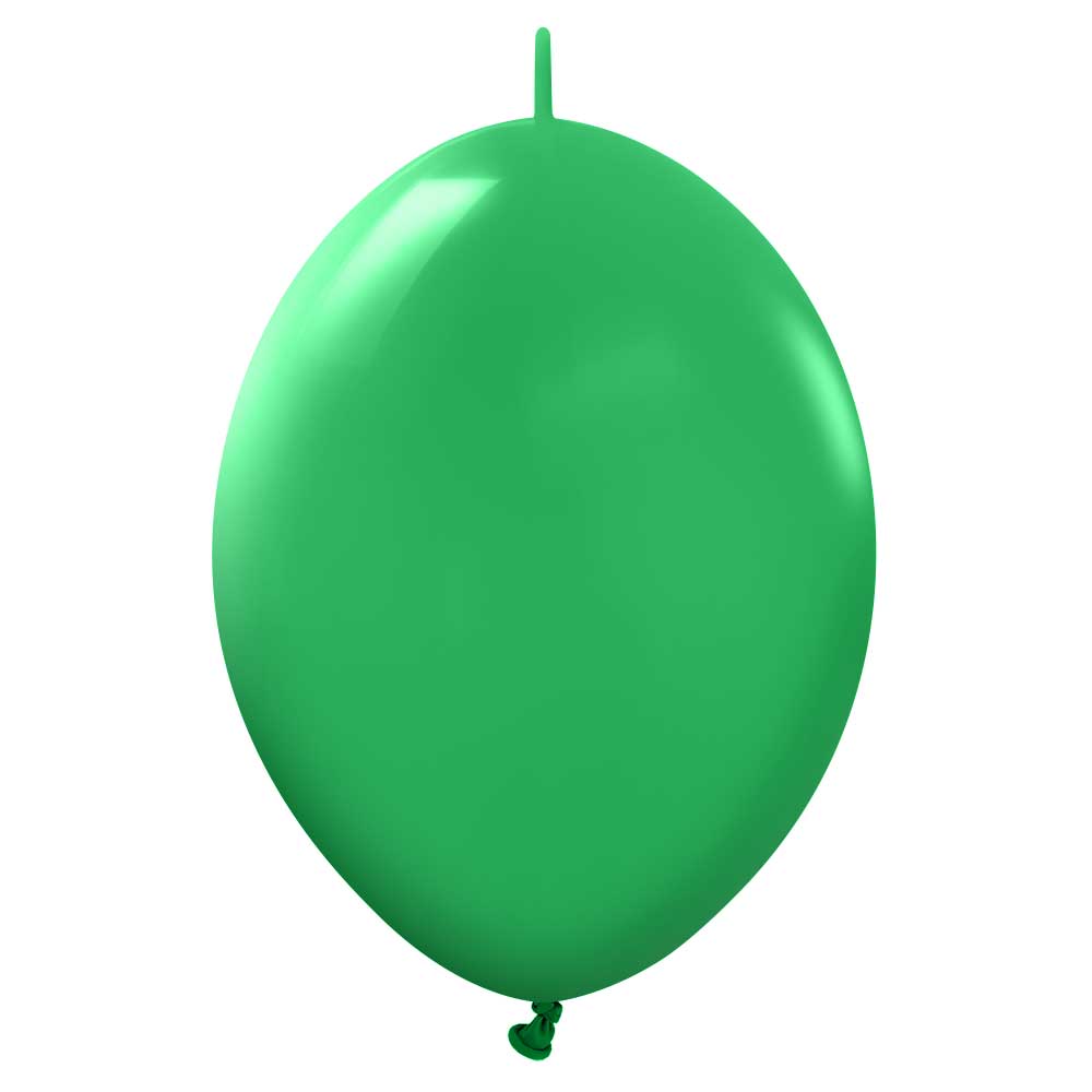 12 Inch Latex Balloons Kalisan K-Link Green