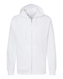 Midweight Full-Zip Hooded Sweatshirt