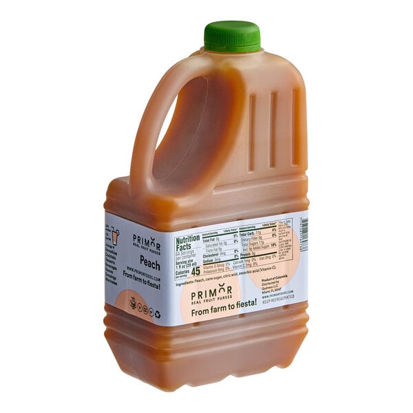Primor Peach Puree 64 fl. oz. - 3/Case