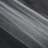Ivory Hexagon Nylon Net Tulle
