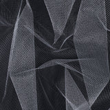 Ivory Hexagon Nylon Net Tulle