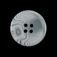 Off-White Translucent Four-Hole Button - 40L/25.5mm