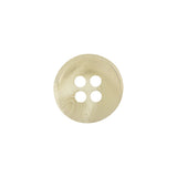 Cannoli Cream Translucent Four-Hole Button - 24L/15mm