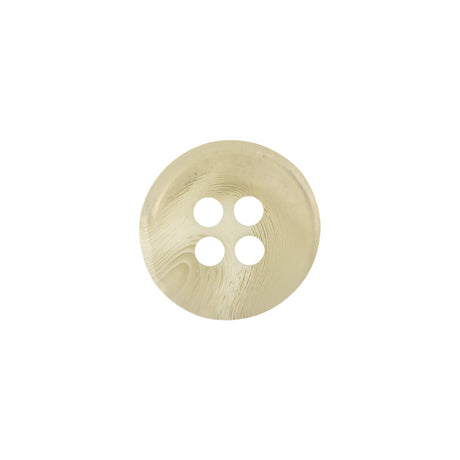 Cannoli Cream Translucent Four-Hole Button - 24L/15mm