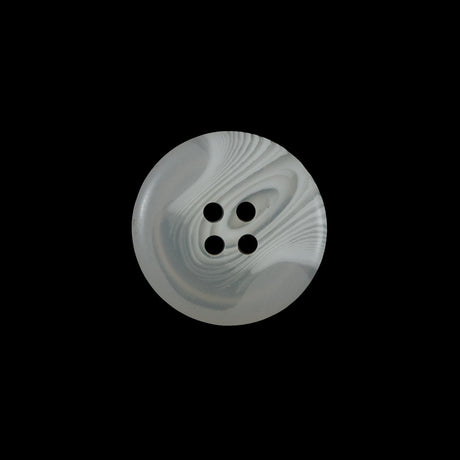 Off-White Translucent Four-Hole Button - 30L/19mm