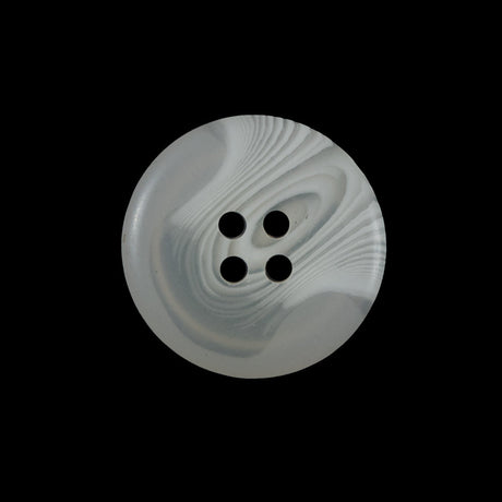 Off-White Translucent Four-Hole Button - 36L/23mm