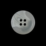 Off-White Translucent Four-Hole Button - 36L/23mm
