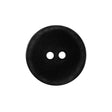 Black Flat Plastic Button - 36L/23mm
