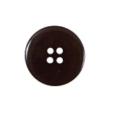 Chocolate Brown 4-Hole Plastic Button - 36L/23mm