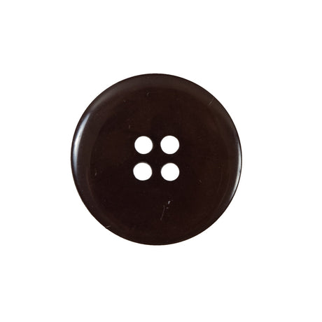 Chocolate Brown 4-Hole Plastic Button - 36L/23mm