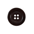 Chocolate Brown 4-Hole Plastic Button - 36L/23mm