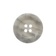 White Marbleized Plastic Button - 36L/23mm